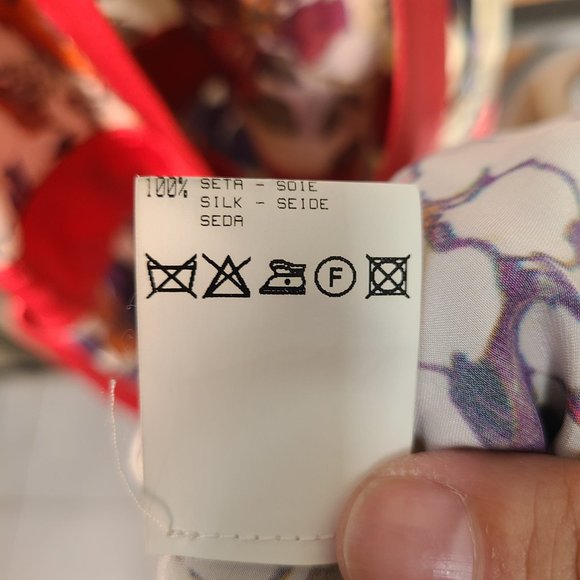 Roberto Cavalli 100% Silk  Floral Wrap Dress - Picture 11 of 13